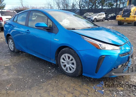 2021 Toyota Prius Le из США, поврежденный, VIN JTDKAMFU2M3134519